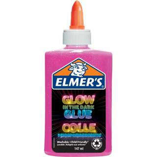 👉 Roze active kinderen Kinderlijm Elmer's 147ml Glow in the dark pink 3026981620799