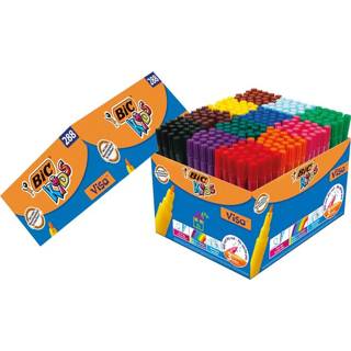 👉 Kleurstift active kinderen Bic Kids Ecolutions Visacolor Schoolbox 288 stuks assorti 3086128970996