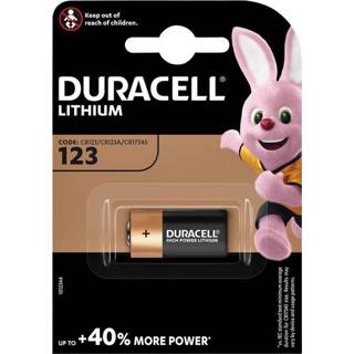 👉 Batterij active Duracell 1xCR123 high power lithium 5000394123106