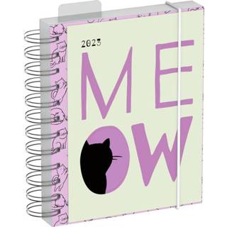 👉 Agenda active 2023 140x165'do it yourself'7dagen/2pagina's Cats meow 5410574535948