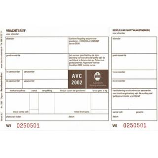 👉 Vrachtbrief active IEZZY BVA 1001 19x12cm 3voud 100stuks blanco 8712453091093