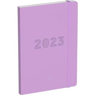 👉 Agenda lavendel active 2023 Office A5 QC Colour 7dagen/2pagina's lilac lavender 5410574536518