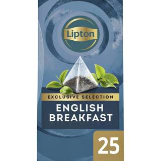 👉 Active Thee Lipton Exclusive English Breakfast 25 piramidezakjes 8718114895871