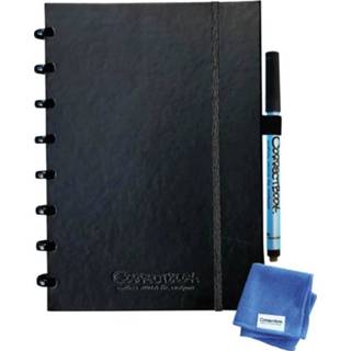 👉 Notitieboek zwart active Correctbook Premium A5 lijn 40blz ink black 7110765690613