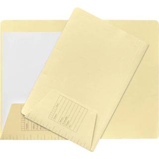 Dossiermap geel active Jalema folio 1 klep 160gr lichtgeel