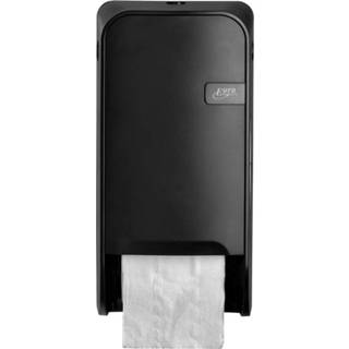 👉 Toiletrolhouder zwart active Dispenser Euro Quartz doprol 8717278498164