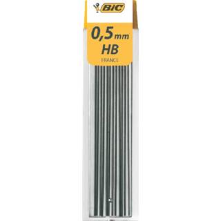 Potloodstift active Bic 0.5mm HB kokerà 12st
