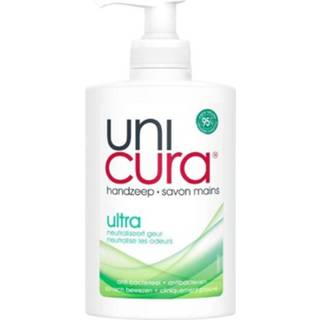 👉 Handzeep active Unicura vloeibaar Ultra 250ml met pomp 8718951299085