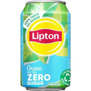 👉 Frisdrank donkergroen active Lipton Ice Tea Green Zero 330ml 8711327550902