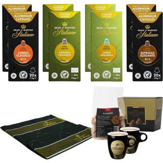 👉 Nespresso machine Verfijnd Gran Maestro Italiano compatible pakket 8719418043036