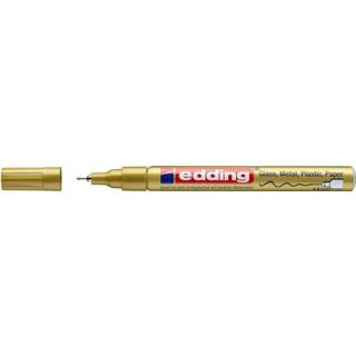 👉 Viltstift goud active edding 780 lakmarker rond 0.8mm 4004764498338