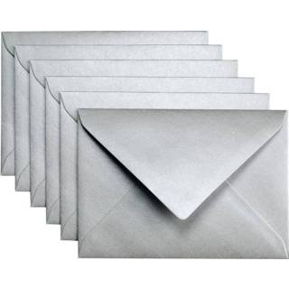 👉 Envelop zilver active Papicolor C6 114x162mm metallic 8714677238605