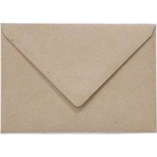 👉 Envelop grijs recycled active Papicolor EA5 156x220mm fluting kraft 8714677214272