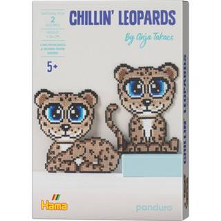 👉 Strijkkraal active Hama Midi - strijkkralen set 5000 stuks Chillin'Leopards 7320188047738