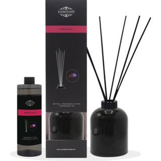 👉 Scentchip zwarte rose Scentchips® Cadeauset geurstokjes Saffron met fles 8716516196824