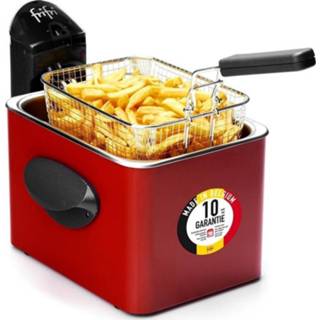 👉 Friteuse rood zwart active FriFri 1905R 3.5L 3200W Rood/Zwart 5412144192018