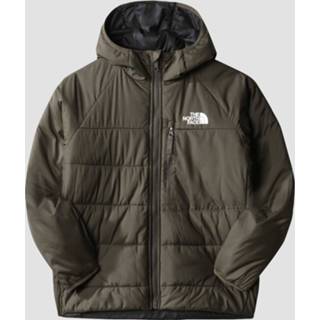 👉 Winterjas meisjes kinderen zwart groen The north face reversible perrito zwart/groen 196246356596 196246356619 196246356633
