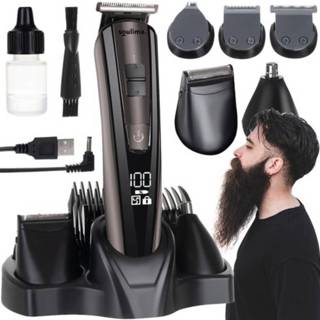 👉 Tondeuse mannen Professionele Draadloze - Complete Set Baardtrimmer USB oplaadbaar 5900779941069