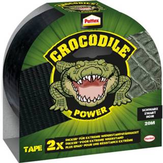 👉 Plakband zwart active Pattex Crocodile Power Tape 50mmx20m 4057278007954