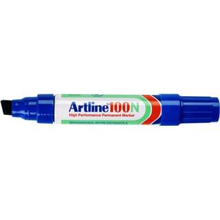👉 Blauw active Viltstift Artline 100 schuin 7.5-12mm 5410631063353