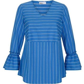 Blouse met mooi patroon Dress In Royal blue