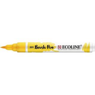 👉 Geel active Brushpen Talens Ecoline 201 lichtgeel 8712079388669