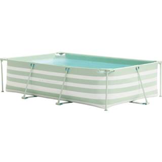 👉 Zwembad groen active Swim Essentials Luxe Gestreept Zwembad, 300cm 7432233935966