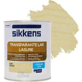 👉 Lak lakverf terpentinebasis zijdeglans middenklasse professioneel transparant hout transparante blank Sikkens 750 ml - 8711113125338