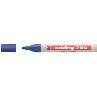 👉 Viltstift blauw active edding 750 lakmarker rond 2-4mm 4004764018529