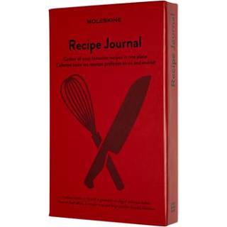 👉 Notitieboek rood active Moleskine Passion journal recepten 8058647620213