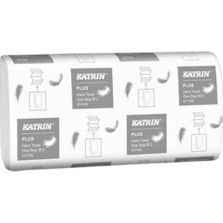 👉 Handdoek active Katrin 345379 Easy Flush Plus one stop 2laags 20x25cm 6414300345374