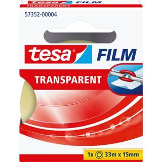 Plakband transparant active Tesa film 15mmx33m doosje 4042448038173