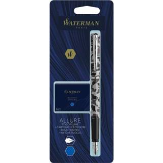 👉 Vulpen blauw active Waterman Allure camouflage fijn + inktpatronen 3026981352171