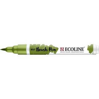 👉 Bronsgroen active Brushpen Talens Ecoline 657 8712079388850