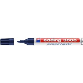 Viltstift staalblauw active edding 3000 rond 1.5-3mm 4004764008124