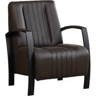 👉 Leren fauteuil bruin bruine leer glamour 138 bruin, leer, stoel 8719128962948