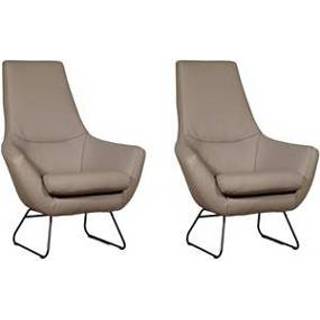 👉 Leren fauteuil bruin bruine leer trust, leer, stoel 8719128963921