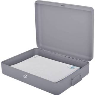 👉 Grijs active Documentenkist Pavo 370x280x90mm donkergrijs 8717448008605