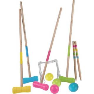 👉 Houten active Croquet Set voor 4 spelers 8716096016499