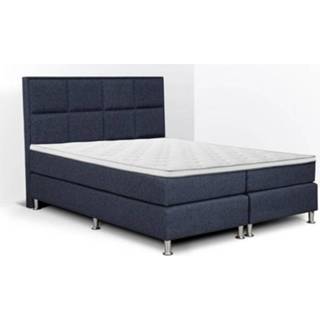 👉 Boxspring Olympic Life Hard Face Blauw 160 x 200 cm