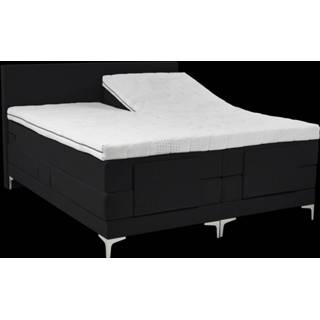 👉 Elektrische boxspring zwart MavitaSleep Roma 140 x 200 cm