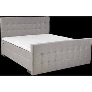 👉 Boxspring beige MavitaSleep Virgo 160 x 200 cm