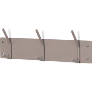 👉 Kapstok staal FUSION 3 Silky Taupe 8712077110927
