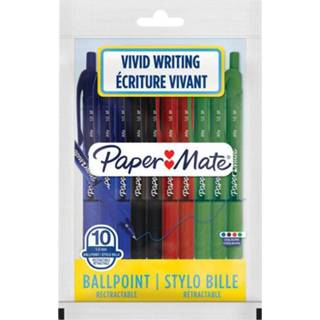 👉 Balpen active paper mate alfa 1.0mm blisterà 10 stuks assorti 3026981081798