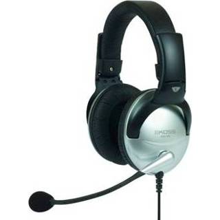 👉 Headset zwart zilver active Koss USB Stereo OnEar SB45 Silver/Black