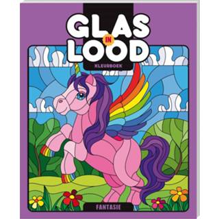 👉 Kleurboek active - glas-in-lood Fantasie 9789464324020