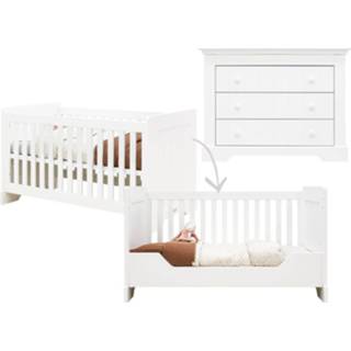 👉 Wit MDF Bopita Narbonne 2-delige meegroeikamer - 8712657062721