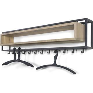 👉 Kapstok zwart staal SCHOOL 120 Black 8712077107798