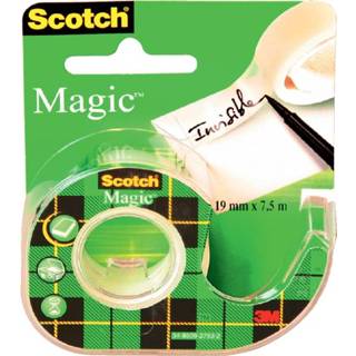 👉 Plakband active Scotch Magic 810 12mmx10m onzichtbaar + afroller