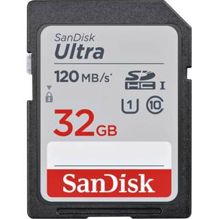 👉 Geheugenkaart active Sandisk SDHC Ultra 32GB (Class 10/UHS-I/120MB/s)